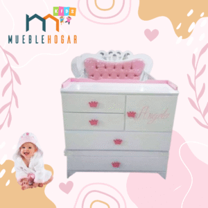 Cama cuna reyna tapizada